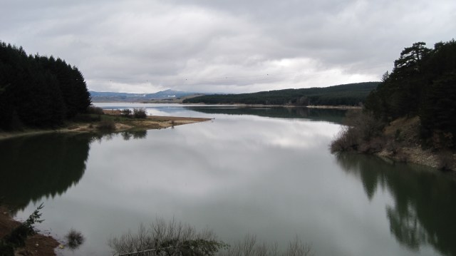 mountain alpine lake, Calabria
