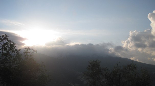 Dawn over the valley - our first day of home ownership!