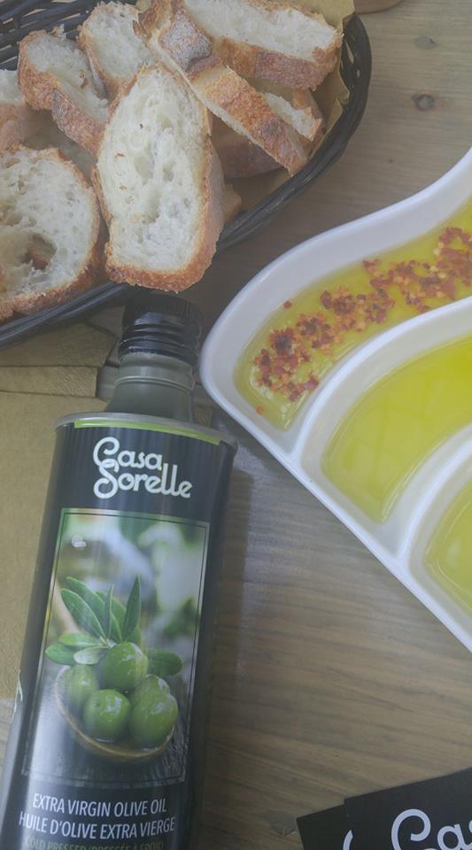 oil and bread