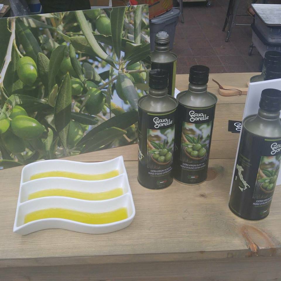 oil and plate