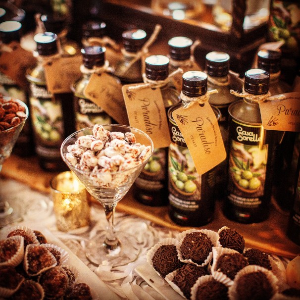 sam and rob oil with glass