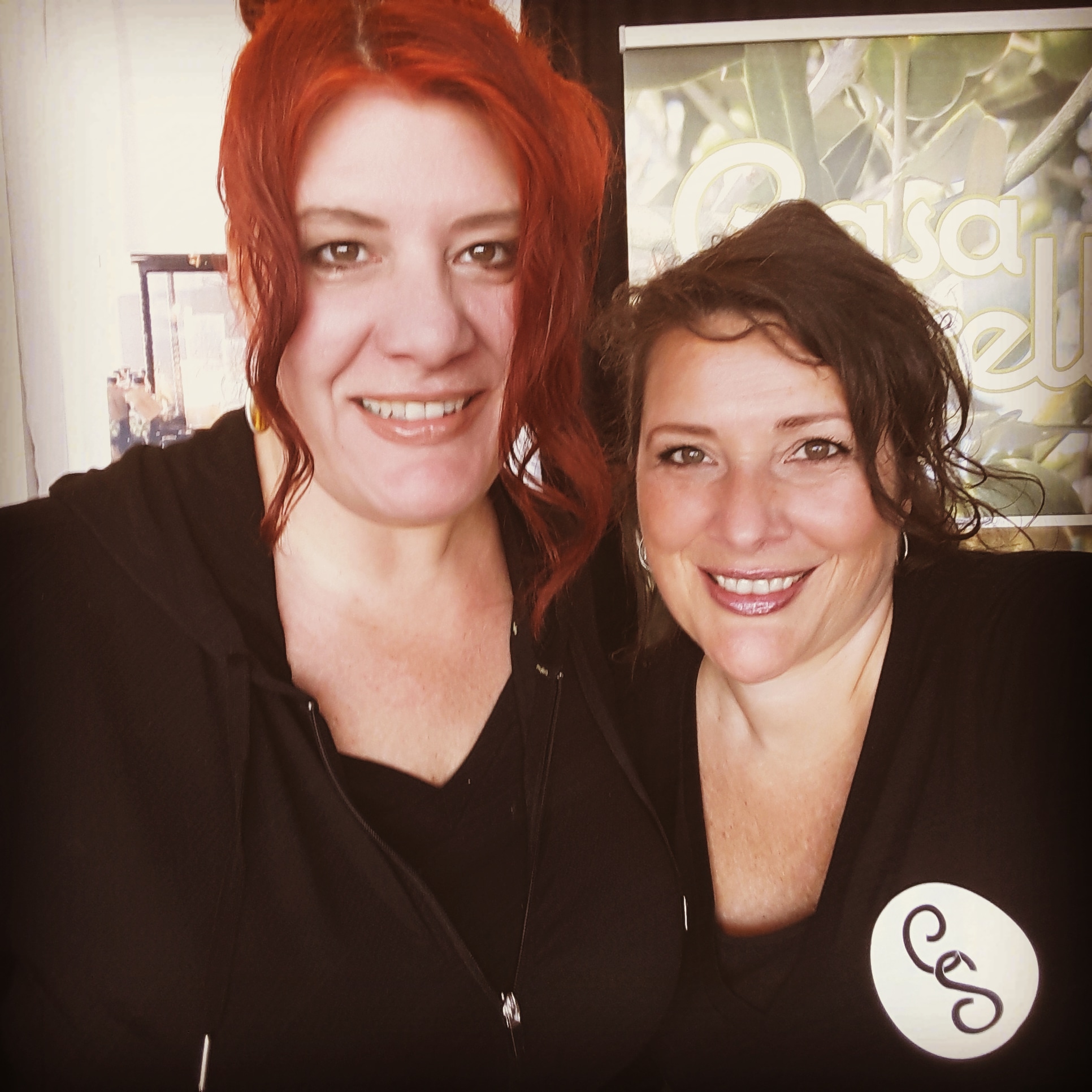 me and steff at show